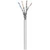 Goobay 96093 CAT 6a Cavo di Rete Matassa, S/FTP (PiMF), Grigio, 50 m Lunghezza d