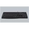 LOGITECH K120 TASTIERA ITALIANA NERA USB CAVO 150 CM. 920-002517