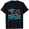 Nerd Programmatore Gamer Ethernet 4G 5G Senza fili Wifi Rete Server Computer Wi-Fi Internet IT Maglietta