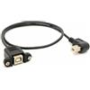 Tomost Stampante cavo di prolunga USB 2.0 cavo B maschio a femmina Adattatore 90