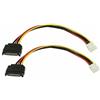 zdyCGTime 20,3 cm floppy Drive a 4 pin maschio cavo di alimentazione SATA 15 pin
