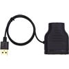 xiwai 100Mbps STP UTP RJ45 8P8C Plug to Dual RJ45 HUB Splitter Network Ethernet