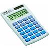 Ibico Rexel IB410000 Ibico 081x Calcolatrice Tascabile, 9,8 x 6 x 0,7cm, Bianco/Blu