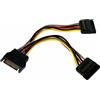StarTech SATA Power Y Splitter Cable Adaptor (0.1m) PYO2SATA
