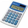 Ibico Rexel IB410017 Ibico 082x Calcolatrice Tascabile, 11,2 x 6,8 x 0,8cm, Bianco/Blu