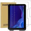 iVoler 2 Pezzi Vetro Temperato per Samsung Galaxy Tab Active 5 Pro/Tab Active 4