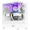 NOUA Fobia LH200 Bianco Case Pc Gaming Micro-ATX con Ventola Bianca 120mm