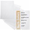 Durable 483519 - Crystal Sign Refill, fogli traslucidi microperforati, f.to 210x