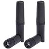 Eightwood Mini WiFi Antenna 2 pz Dual Band 2.4GHz 5.8GHz RP SMA Antenna per PC D