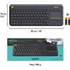 Logitech Tastiera wireless Logitech K400 con touchpad per tv e pc layout Italiano