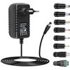 ZUOKENZU Alimentatore AC 9V 2A Alimentatore AC220V da 230V a DC9V con 8 adattatori per sp