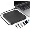 Zevmi Lettore CD DVD Esterno USB 3.0 Type-C SD/TF Card per Laptop Desktop Mac...