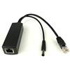 DSLRKIT DC 5V 2.4A 5.5x2.1mm Port Gigabit Active PoE Splitter 802.3af 802.3at 10