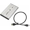 KALEA INFORMATIQUE 1 custodia per hard disk da 2,5" Sata, colore: nero/argento, 1 porta Cd in omagg