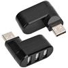 ASHATA Docking station USB 2.0 a 3 porte, mini hub dati USB 2.0 portatile 3 in
