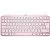 Logitech Clavier sans fil Logitech - MX Keys Mini - ROSE - Compact, Bluetooth, retroeclai