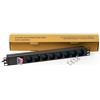 Link multipresa da rack 19" LK10051 con 8 prese universali e interruttore, spina