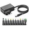 HKY Adattatore universale AC-DC, 12 V, 2,5 A, 2 A, AC 240 V a DC12 V, 500 mA, 10