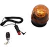 LAMPEGGIANTE A LED 12/24V SENZA FILI CON TELECOMANDO E BATTERIA
