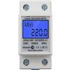 Sun3Drucker Contatore Energia Elettrica Monofase Due Fili, Digitale LCD 220V 5 (80) A