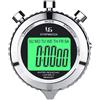 Eurowagens Cronometro Digitale Timer Orologio Metallo Con Retroilluminazione 2 Giri