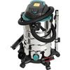 HOMCOM Bidone Aspiraliquidi, Polvere e Soffiatore da 30L con Triplo Filtro