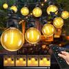 Bowfar Catena Luminosa Esterno, 15M 25 + 2 G40 Luci da Esterno Giardino con Tele