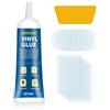BOMVMVE Kit Riparazione Piscina, Colla per Riparazione in PVC, Kit Ripara Piscin