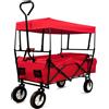 Ecovelò CARRETTO A MANO PIEGHEVOLE CARRELLO A MANO PER CAMPEGGIO SPIAGGA GIARDINO