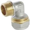 SOMATHERM FOR YOU - 3774-20-20S - Compressione a gomito per tubo Ø20 multistrato