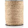 G2PLUS 45M Corda di Canapa,4MM Naturale Iuta Spago,Corda Artigianale,Corda di Iu