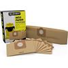 1ELEMENT 10 sacchetti per aspirapolvere Kärcher WD3 6.959-130.0/69591300