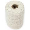 GRÜNTEK Spago Macramé Decorazioni Filo di Cotone Bianco. Rotolo da 150 M x 3mm C
