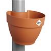 Elho Vibia Campana Drainpipe Clicker 40 - Vaso per Esterno - Ø 21.6 x H 16.3 cm
