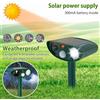 ANIMAL DRIVER Repellente ad ultrasuoni solare scaccia Piccioni ratti topi uccelli cani gatti