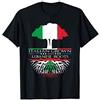 InGENIUS Famiglia italiana libanese Ance Albero delle radici italiane libanesi Italia Libano Bandiera Maglietta