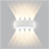 CHEVVY Moderno Lampada da Parete LED 8W Impermeabile IP65 Applique da Muro Inter
