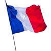 NARAMAKI Calcio Bandiere (Bandiera Francia, Standard)