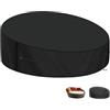 LAMUNI Coperture Isola Prendisole 250x90/50cm Copertura Letto da Giardino Rotond
