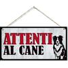 CARISPIBET Attenzione al cane! Cartelli per proprietari di cani cartelli di avvi