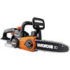 WORX WG322E.9 Motosega elettrica da potatura e giardino a batteria 20V, Diam. 25