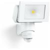 Steinel Faretto da esterno a LED LS 150, bianco, sensore di movimento 240°, port
