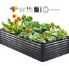 Does not apply Fioriera Rialzata Da Giardino Esterno in Alluminio Zincato 240 x120 x 60 cm per