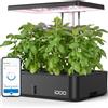 iDOO Giardino Intelligente Wi-Fi con LED Lampada da Coltivazione, Sistema di Col