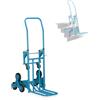 Ecovelò CARRELLO SALI SCALE 8 RUOTE PORTAPACCHI MAX 200KG PIEGHEVOLE MANUALE WORK