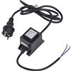 Karyoosi IP68 Impermeabile Trasformatore 220 12V Alimentatore LED AC/AC 15W per