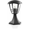 Philips Lighting Creek, Palo per Esterno, 30 cm, Attacco E27, Alluminio, Nero