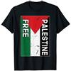 Maglietta Palestina uomo donna Bandiera Palestina Bandiera Free Gaza I Stand With Free Palestine Maglietta