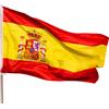 NARAMAKI Calcio Bandiere (Bandiera Spagna, Standard)