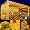 Joycome Rete Luminosa Natale Esterno 3x2M 200 LED Rete Luci con Spina, Timer, 8